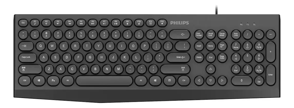 1021729 TECLADO PHILIPS K313 WIRED USB - Imagen 1