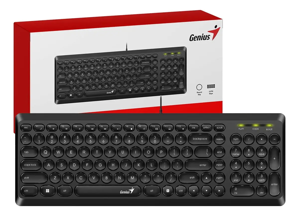 1022517 TECLADO GENIUS SLIMSTAR Q200 - Imagen 1