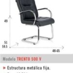 SILLON TEMPO TRENTO 500V CROMO