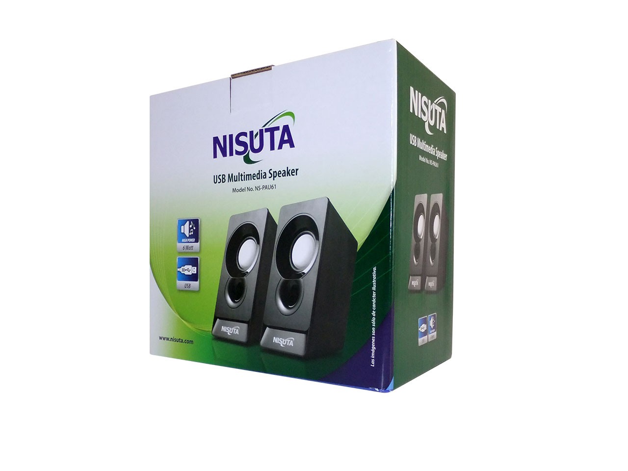 1016252.jpg PARLANTE NISUTA NSPAU61 USB - Imagen 1