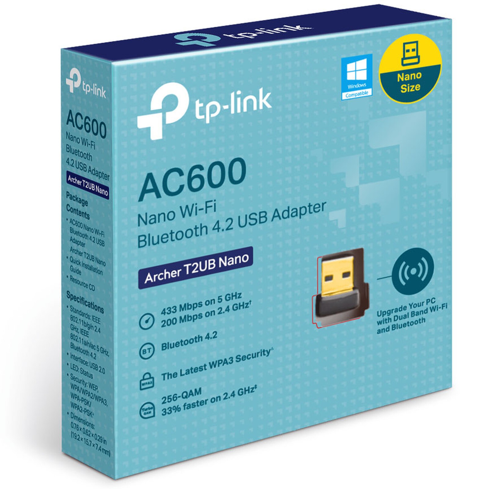 1017773-1.jpg NETCARD TPLINK ARCHER T2U NANO - Imagen 1
