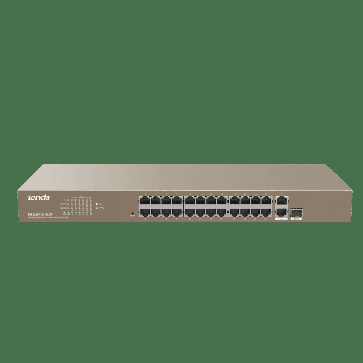 1018227.jpg SWITCH TENDA TEF1226P 24P WSMR - Imagen 1