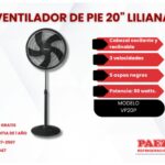 VENT.LILIANA CCPV20B 20'PIE CR