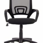 SILLA GIRO NEGRA RED AP BAS