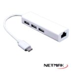HUB NETMAK USBC(M)3XUSB TC40