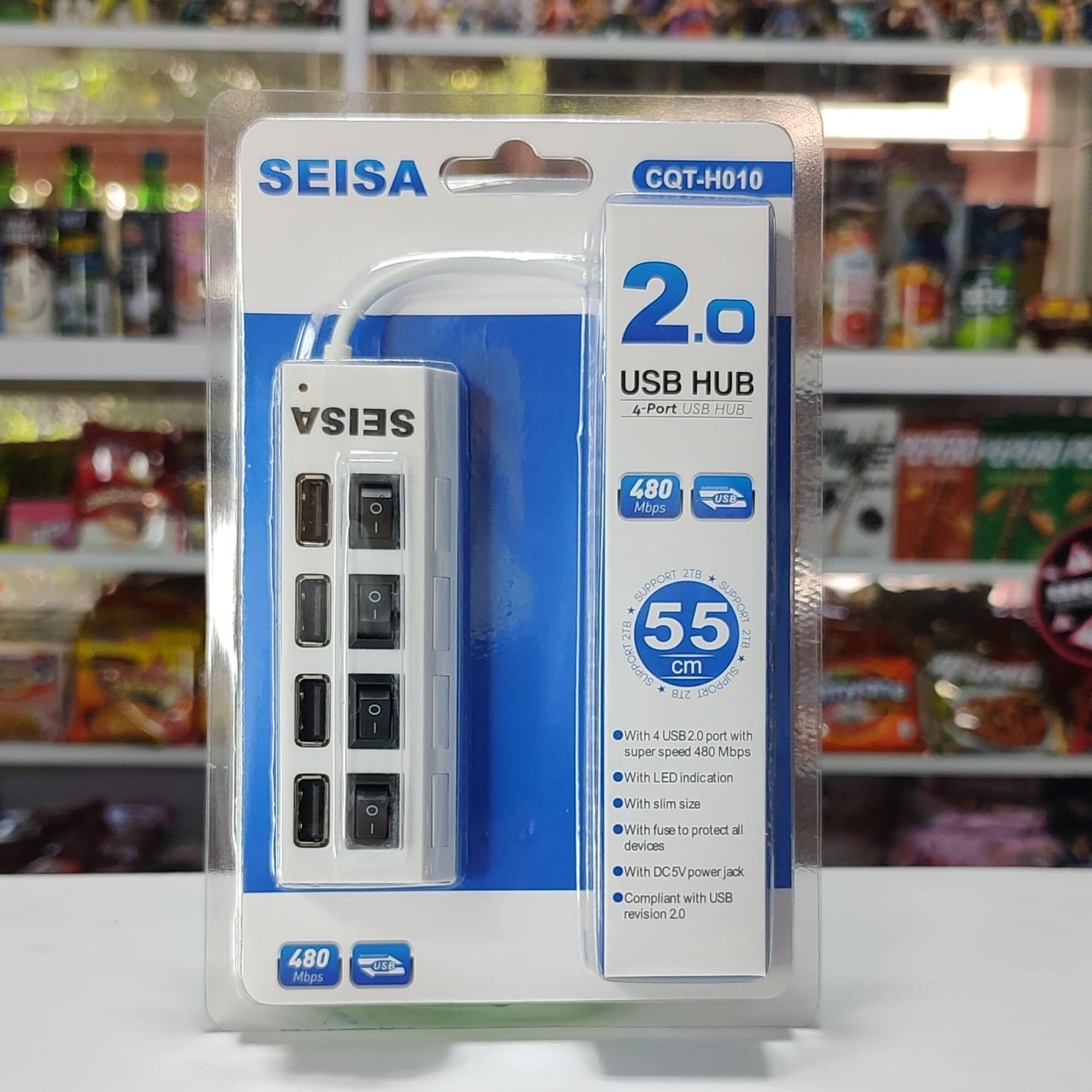 1023726.jpg HUB SEISA CQT-H010 4P SWITCH - Imagen 1