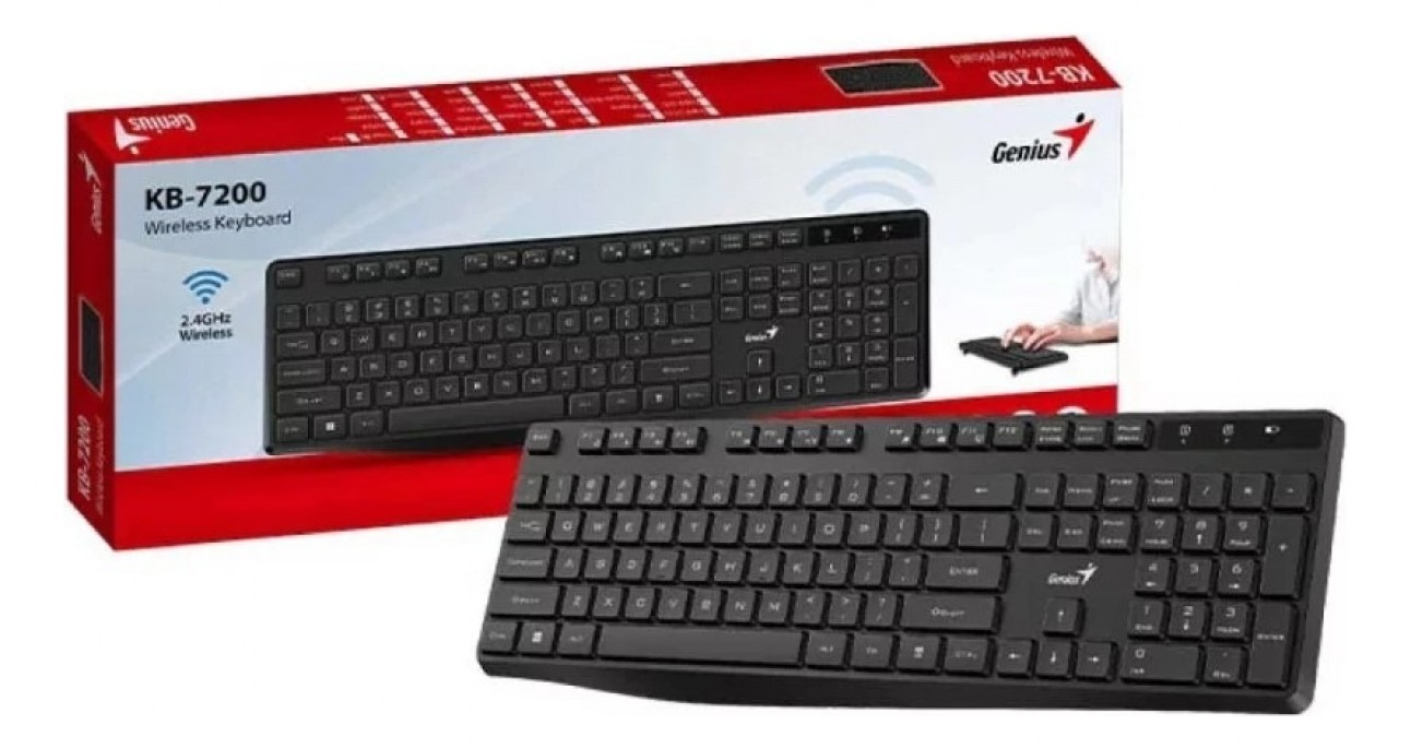 1023854.jpg TECLADO GENIUS KB-7200 RS2 USB - Imagen 1