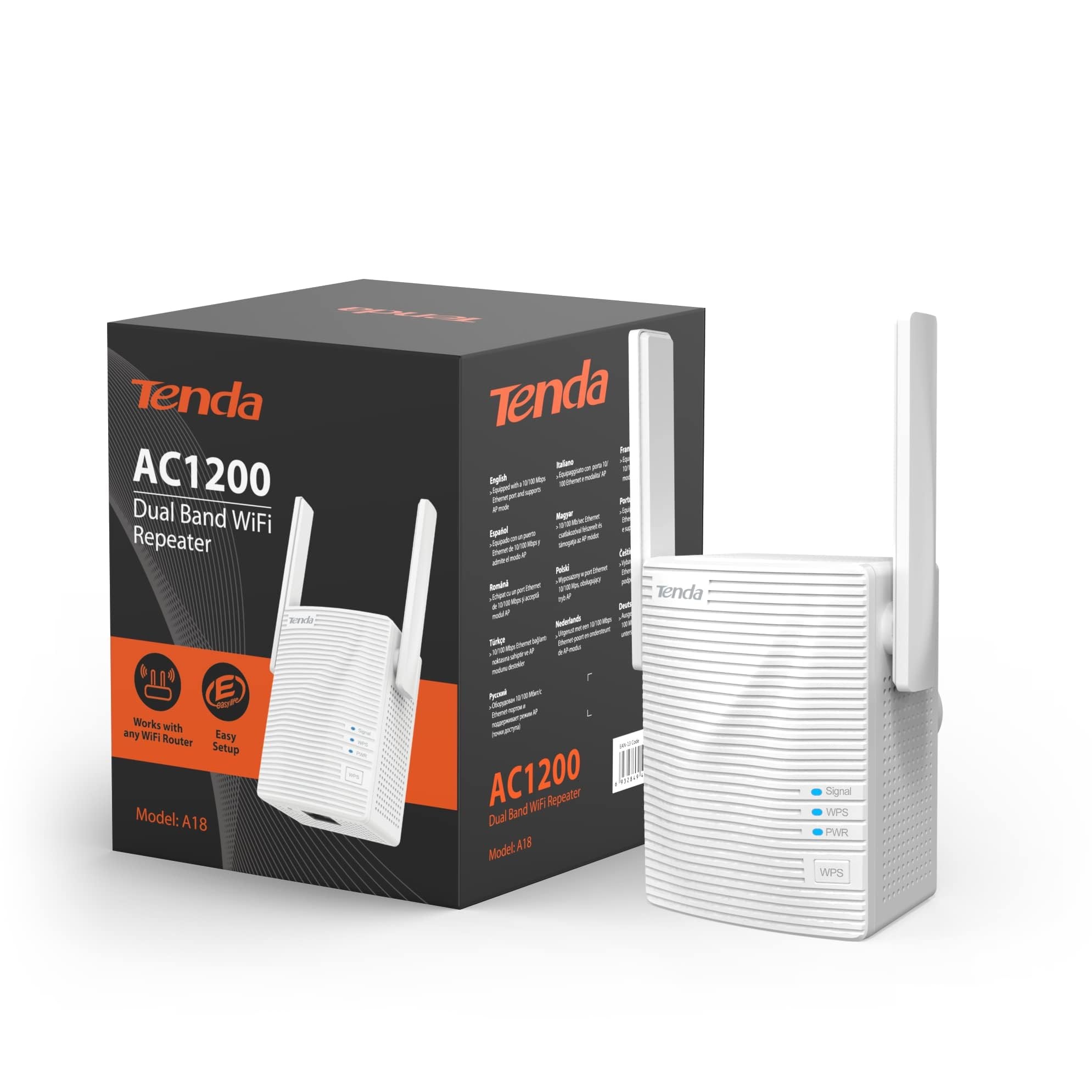 1024430-2.jpg RANGE EXT.TENDA A18 AX1200 - Imagen 1