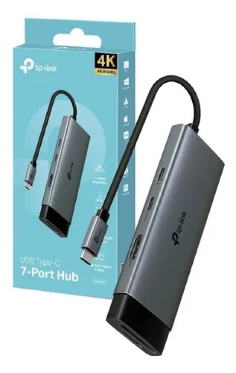 1025054.jpg HUB TPLINK UH7020C USB-C 7EN1 - Imagen 1