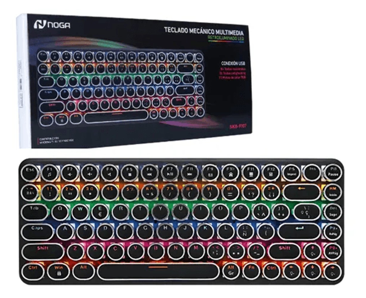 1025087.jpg TECLADO NOGA NKB-9107 MECA.RET - Imagen 1