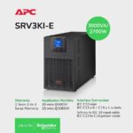 UPS APC 3000EASY SRV3KI ONLINE