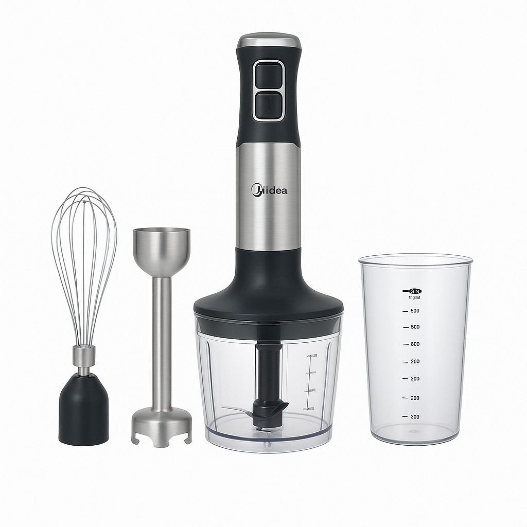 1025187-1.jpg LICUADORA MIDEA HB1100X3AR1 850W INOX +B +P - Imagen 1