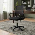 SILLA NOGA OFICINA SC-03 NEGRO