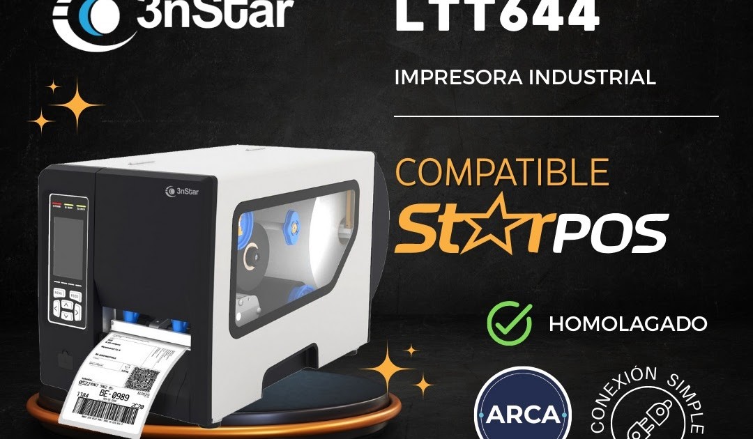 1025476.jpg IMPRESORA 3NSTAR LTT644 TER.C.BARRAS - Imagen 1