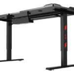 MESA GAMER RAPTOR GLOW 1.20M STATION SE RGB USB P.VASO/P.AUR.