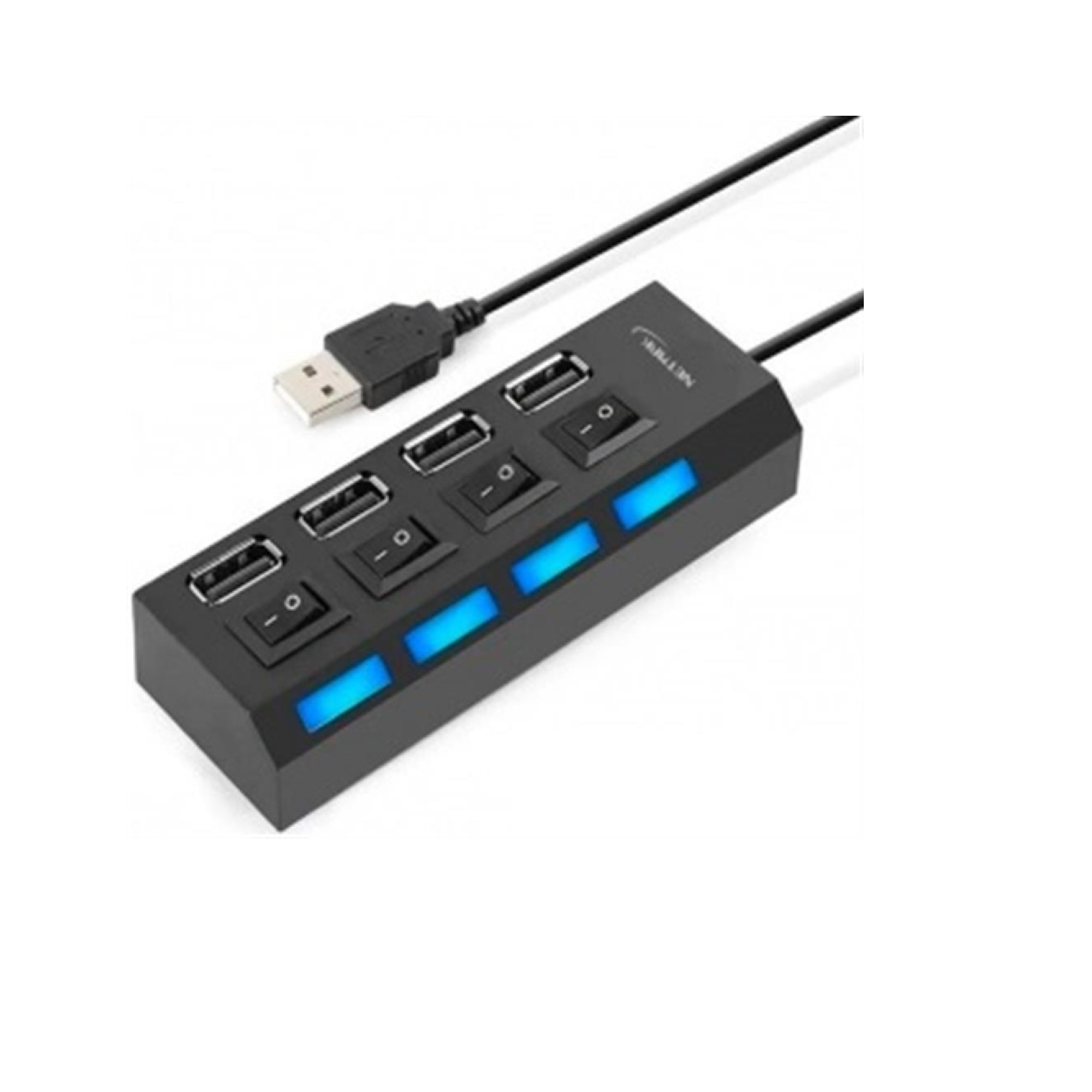 1022158-42.jpg HUB NETMAK NM-AC08 4P C/SWITCH - Imagen 1
