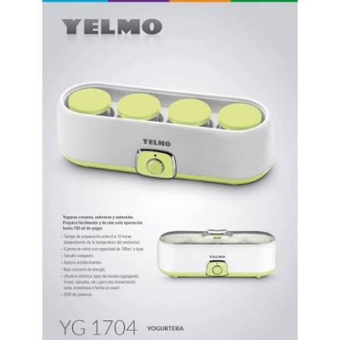 1026166-10.jpg YOGURTERA YELMO YG-1704 4V VIDRIO - Imagen 1