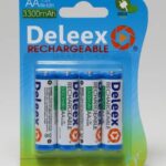 PILA DELEEX AA BLISTER X 4 RECARGABLE 3300MAH